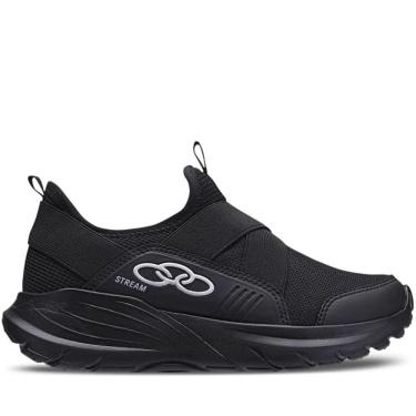 Imagem de Tênis Infantil Juvenil Menino Jogging Running Calce Fácil Olympikus Stream