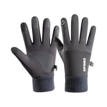 Imagem de Luvas De Fleece À Prova d'Água E Vento Com Tela Sensível Ao Toque Para