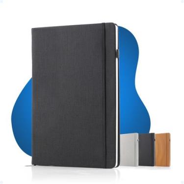 Imagem de Caderneta Anotação B5 Executiva Com Pauta E Suporte Caneta - Hxt, Pret