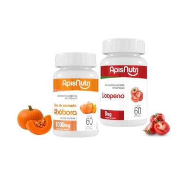 Imagem de Kit Novembro Azul 1 Óleo Semente de Abóbora 60 cps e 1 Licopeno 60 cáp