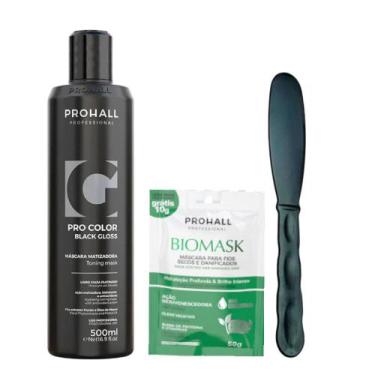 Imagem de Máscara Matizadora Black Gloss Loiro Cinza Platinado Prohall 500ML