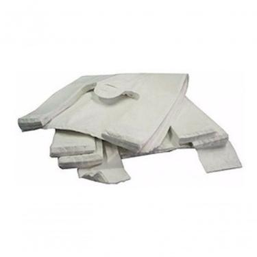 Imagem de Sacola Plástica Reciclada 40 X 50 Alta Densidade Capacidade 5 kg Fardo 5 kg Branco Higipack