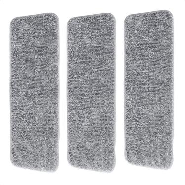 Imagem de Kit 3 Refil para Mop Simplo Slim para Limpar, Esfregar, Varrer e Secar em Microfibra Po...