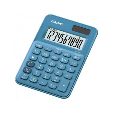 Imagem de Calculadora De Mesa Casio Ms-7uc-dc 10 Dígitos Azul