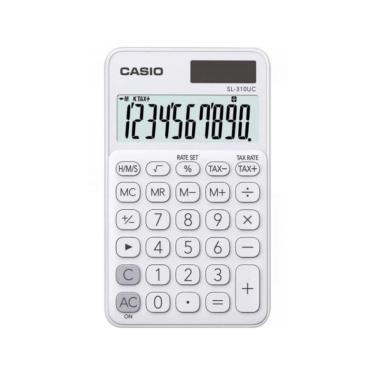 Imagem de Calculadora De Bolso Casio Sl-310uc 10 Dígitos Branca