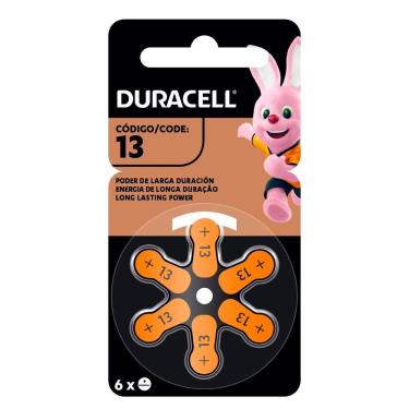 Imagem de Pilha Auditiva 13 (cartela Com 6 Unidades) Duracell