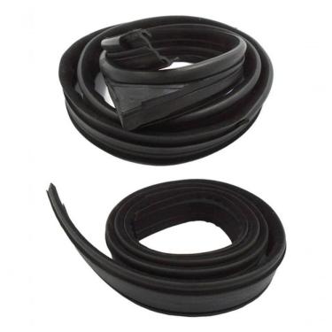 Imagem de Pestana Interna da Porta Dianteira Esquerda Del Rey Pampa Após 78 Ford Preto Uniflex