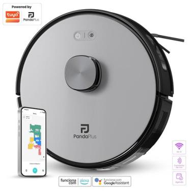 Imagem de Aspirador Robô Inteligente LDS Laser WiFi Mapeia Cômodos 3000Pa Mop Ap