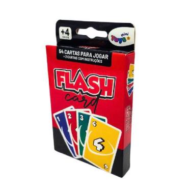 Imagem de Jogo Cartas Infantil Flash Card com 54 Cartas - 6338 - MINI TOYS
