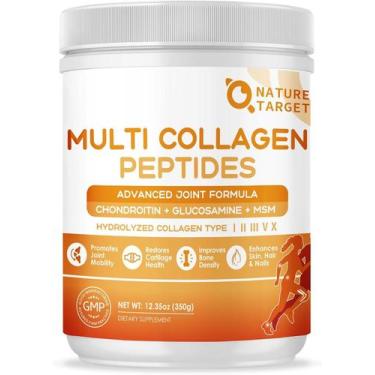 Imagem de Peptídeos de colágeno em pó NATURE TARGET Multi-Collagen 35 Serv