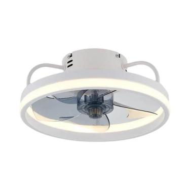 Imagem de Ventilador De Teto LED De 55W Com Luz E Controle Remoto Para Casa E Qu