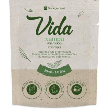 Imagem de Shampoo vida harus sachê papel bio 30ml c/ 10 unidades