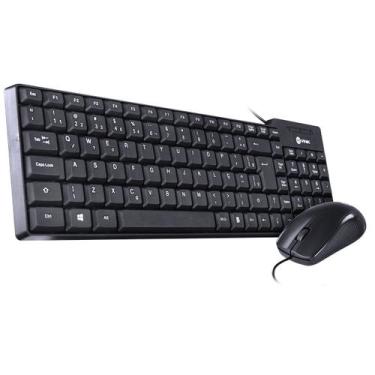 Imagem de Teclado + Mouse Dynamic ABNT2 1000 DPI USB 1.8 Metros Preto - CD100 - 