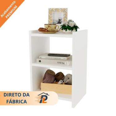 Imagem de Mesa Cabeceira Quarto Nicho Retrô mesa de cabeceira Cama MDF - ProtoLa