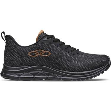 Imagem de Tênis Olympikus Citrus 2 Preto/Bronze - Feminino, Preto, 38