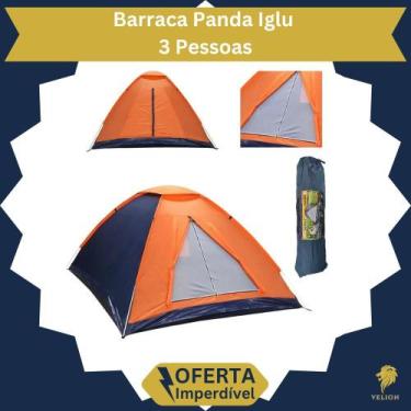 Imagem de Barraca 3 pessoas Modelo Panda Iglu com Tela Mosquiteiro e 1 Janela Ip