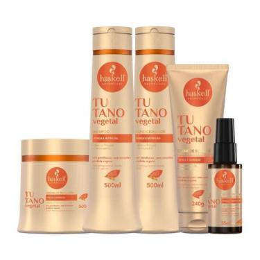 Imagem de Kit Haskell Tutano Vegetal Completo (5 itens) 500ml