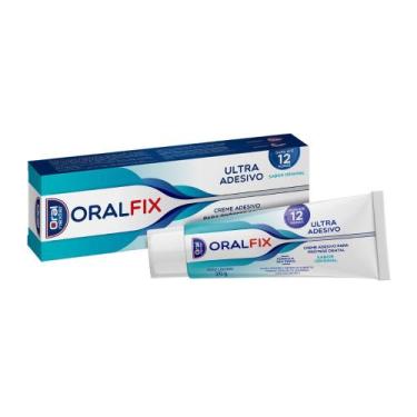 Imagem de Fixador de Dentadura Ultra Adesivo Sem Sabor Oralfix 20g
