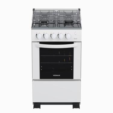Imagem de Fogao a Gas 4 Bocas Venax Gaudi GIII Branco, Bivolt
