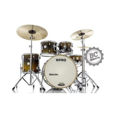Imagem de Bateria X-Pro C. Ibañez Upper Gold Sparkle 22,10,12,14 com Ferragens, 