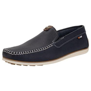 Imagem de Mocassim masculino pegada 142002, Marinho, 42
