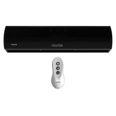 Imagem de Cortina de Ar Hulter 100 cm Com Controle Preta - 220V