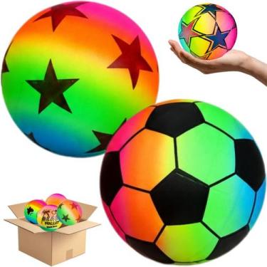 Imagem de Bola De Vinil Dente de Leite Multicolorida Futebol Praia - - Europio, 