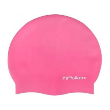 Imagem de Touca de natação silicone adulto - Poker 13051, Rosa