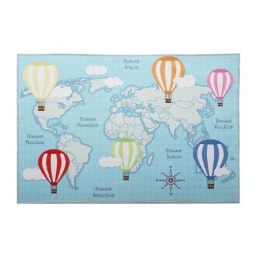 Imagem de Tapete Infantil Joy Balões 70 x 100 Cm Jolitex