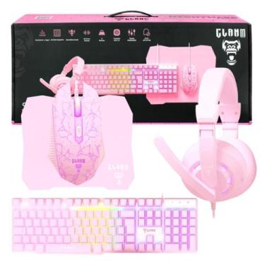 Imagem de Combo Gamer NightMare Candy Com Mouse Scar DPI 3.600 +  Teclado Shadow