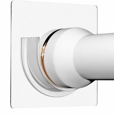Imagem de Suporte adesivo para varão de cortina de chuveiro PANKQQ, 4 unidades, 