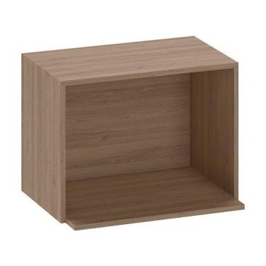 Imagem de Armário Cozinha Aéreo nicho micro-ondas Etna - Carvalho Oak - Poliman 