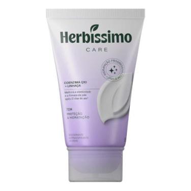 Imagem de Desodorante Creme Antitranspirante Herbíssimo Care Linhaça e Coenzima 