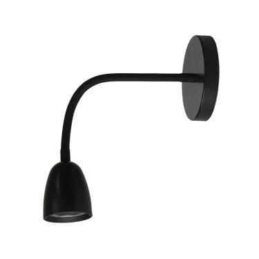Imagem de Arandela LED Artic Uso Interno Direct 4W 6500K MR16 Bivolt Preto Taschibra Parede Plástico