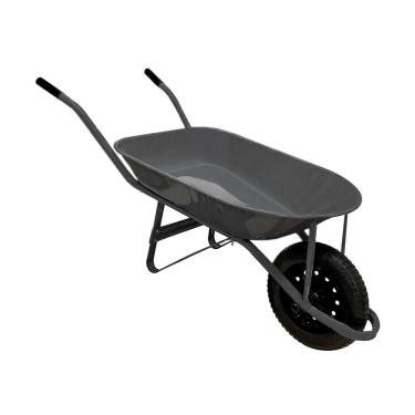 Imagem de Carrinho de Mão em Aço Carbono com Pneu e Câmara Caçamba Oval 50L Minasul