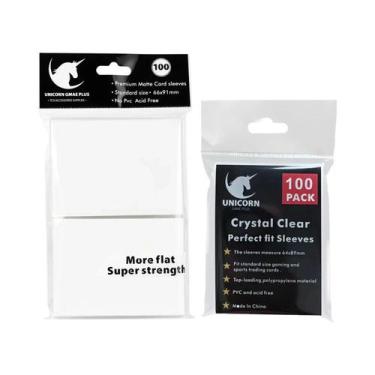 Imagem de Protetores De Cartas Foscos De Camada Dupla (200 Unidades) Tamanho Pad