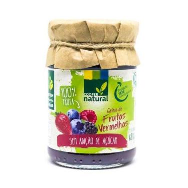 Imagem de Geleia de Frutas Vermelhas 100% Fruta Orgânico Sem Adição de Açúcar Co