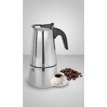 Imagem de Cafeteira Italiana Clássica 6 Xícaras Inox - Congratulations Store
