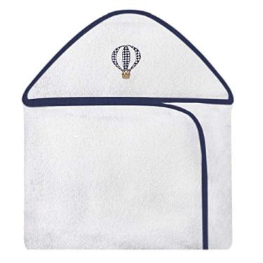 Imagem de Toalha com Capuz Bordada Balão, Laura Baby, Azul Marinho