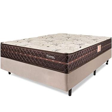 Imagem de Cama Box Colchão Casal Firme Espuma D33 Antialérgico Certificado 138x188x54cm - BF Colchões