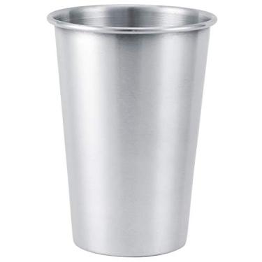 Imagem de Copos de cerveja de aço inoxidável, copos de água, copos de metal premium – copo empilhável, durável, copos de cerveja refrescante, para viagens, ao ar livre, acampamento, uso diário