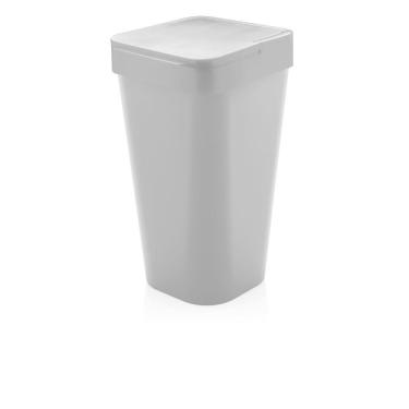 Imagem de Lixeira Cesto De Lixo OU Com tampa 15 Litros Branco