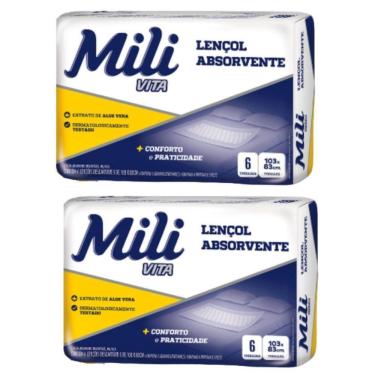Imagem de Lençol Descartável Absorvente para Adulto 2 Pacotes Mili