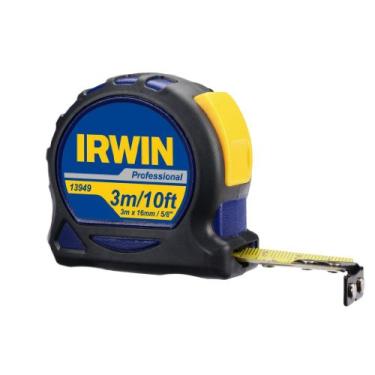 Imagem de IRWIN Trena Profissional 3 Metros, Sistema de Freio e Travamento, IW13949