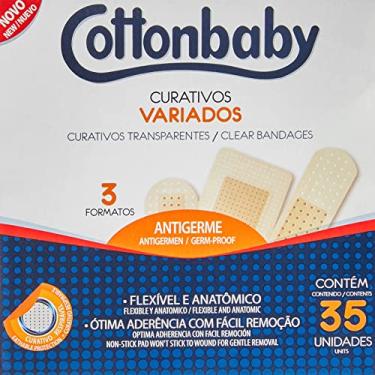 Imagem de Cottonbaby Curativo Transparente (1958) Caixa Com 35 Unidades