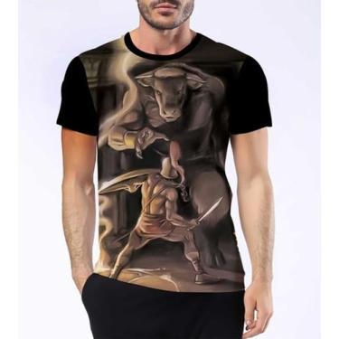 Imagem de Camisa Camiseta Minotauro Mitologia Grega Touro Homem Hd 10 - Dias No