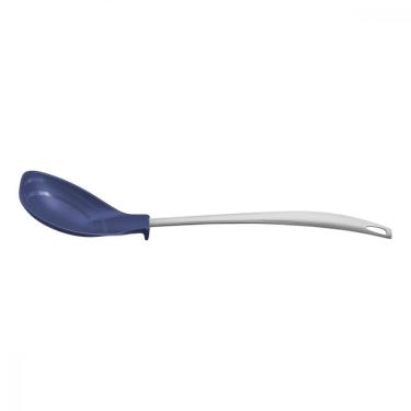 Imagem de Colher Para Servir Tramontina Em Nylon Com Cabo De Inox Azul
