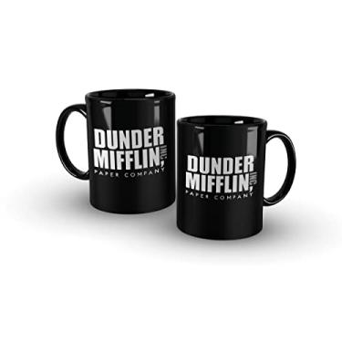 Imagem de Caneca Preta The Office Dunder Mifflin