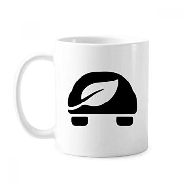 Imagem de Leaf Car Energy Vehicles Protect Environment Caneca cerâmica cerâmica café porcelana xícara louça