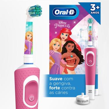 Imagem de Escova Dental Elétrica Oral-b Princess 1 Unidade Escova de Dentes Elétrica Infantil Princess